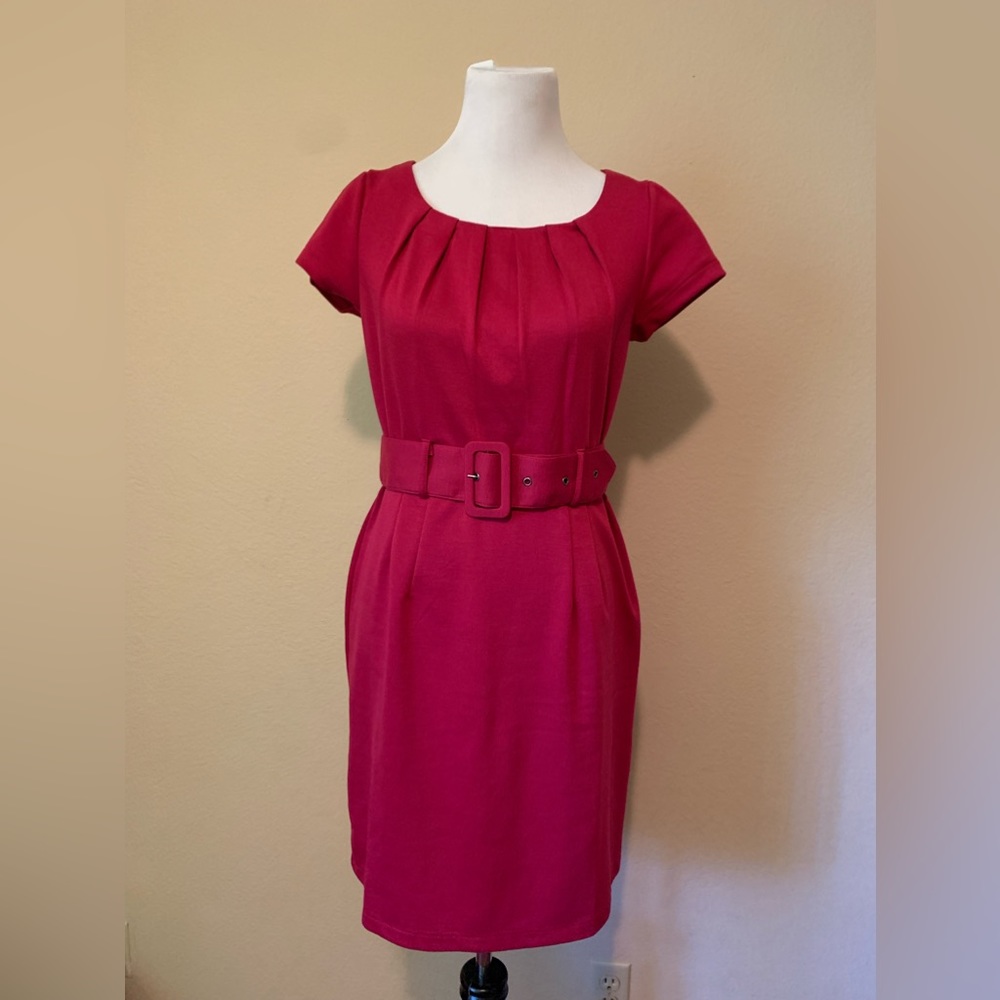 H&M raspberry color dress, sz 10.  Cute & comfy!